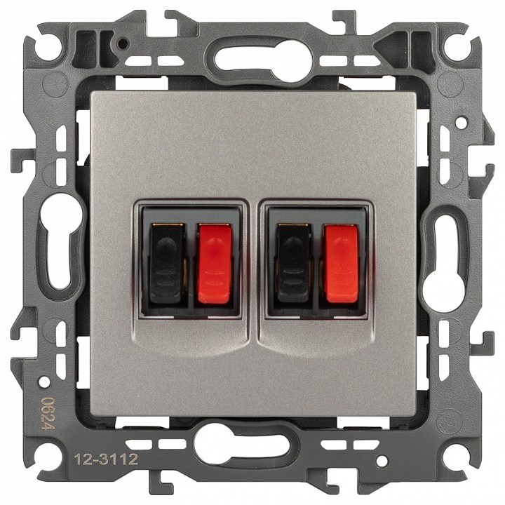 Фото Розетка акустическая без рамки Эра Эра 12 12-3112-16 ER_B0065674 - интернет-магазин МегаТерем в Москве