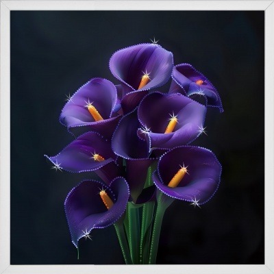 Картина МИР ЛИЛОВЫХ ТЕНЕЙ с...