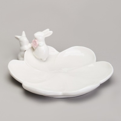 Блюдо сервировочное "кролики" 22,6х18,8х6,8 см LEFARD (146-2164)