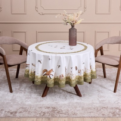 Скатерть круглая охота190 с...