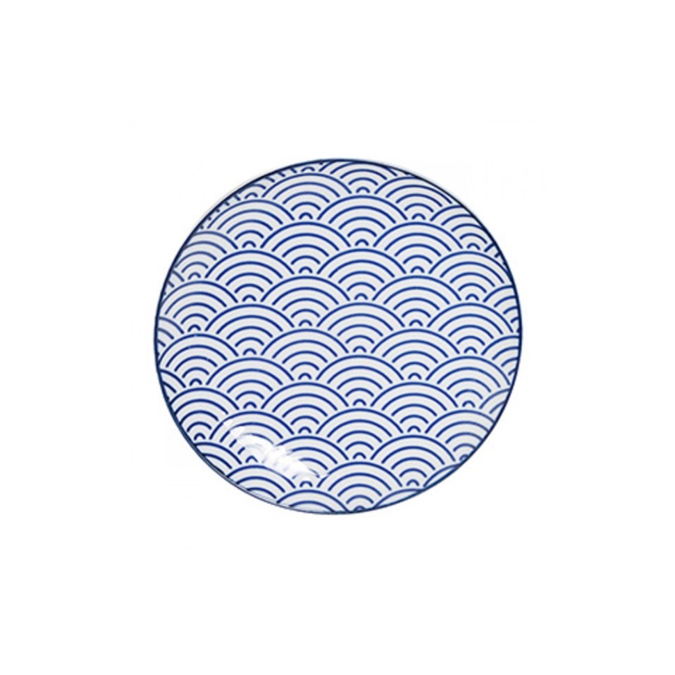 Фото Тарелка 16018, 16 см, фарфор, blue, TOKYO DESIGN - интернет-магазин МегаТерем в Москве