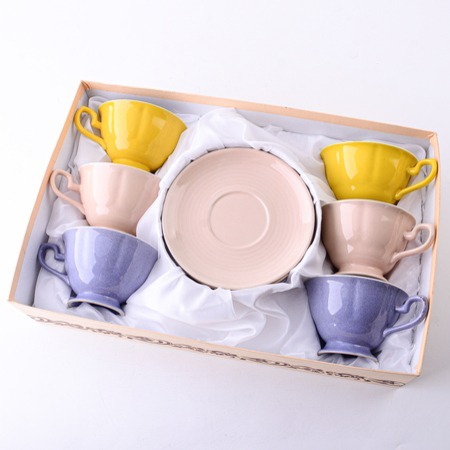 Фото Чайный сервиз на 6 персон 12 предметов 200 мл LORAINE (9-27581-3) - интернет-магазин МегаТерем в Москве