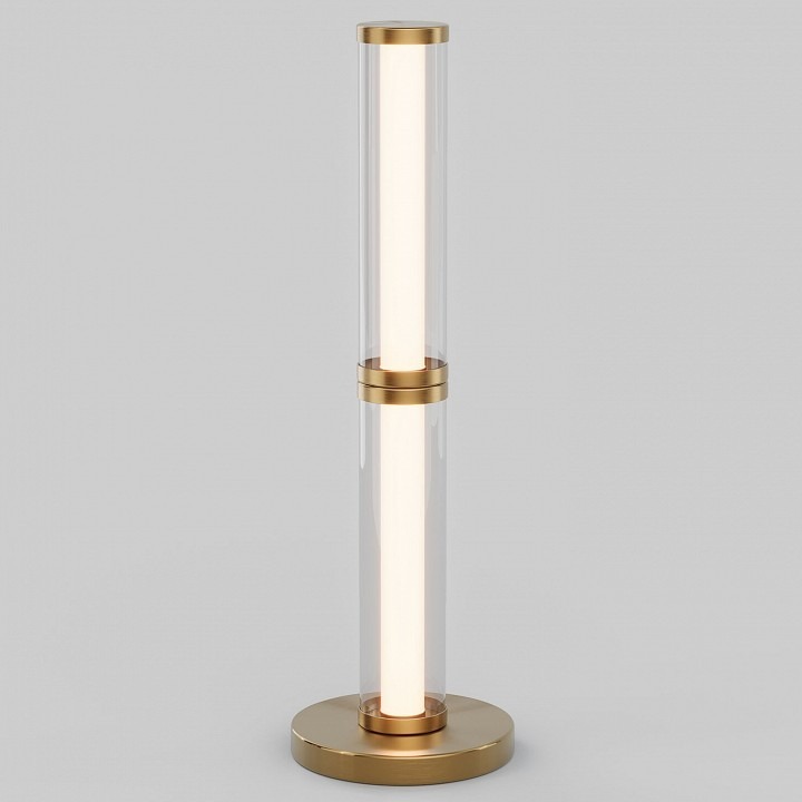 Фото Настольная лампа декоративная Eurosvet Stark 80536/1 латунь EV_a067958 - интернет-магазин МегаТерем в Москве