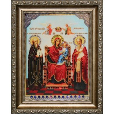 Икона Экономисса с кристалл...