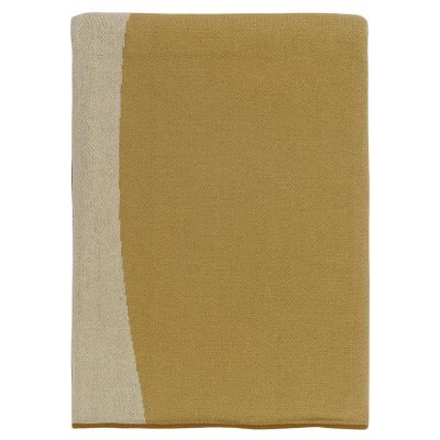 Плед из хлопка с рисунком rice plantation из коллекции terra, 130х180 см (74543)