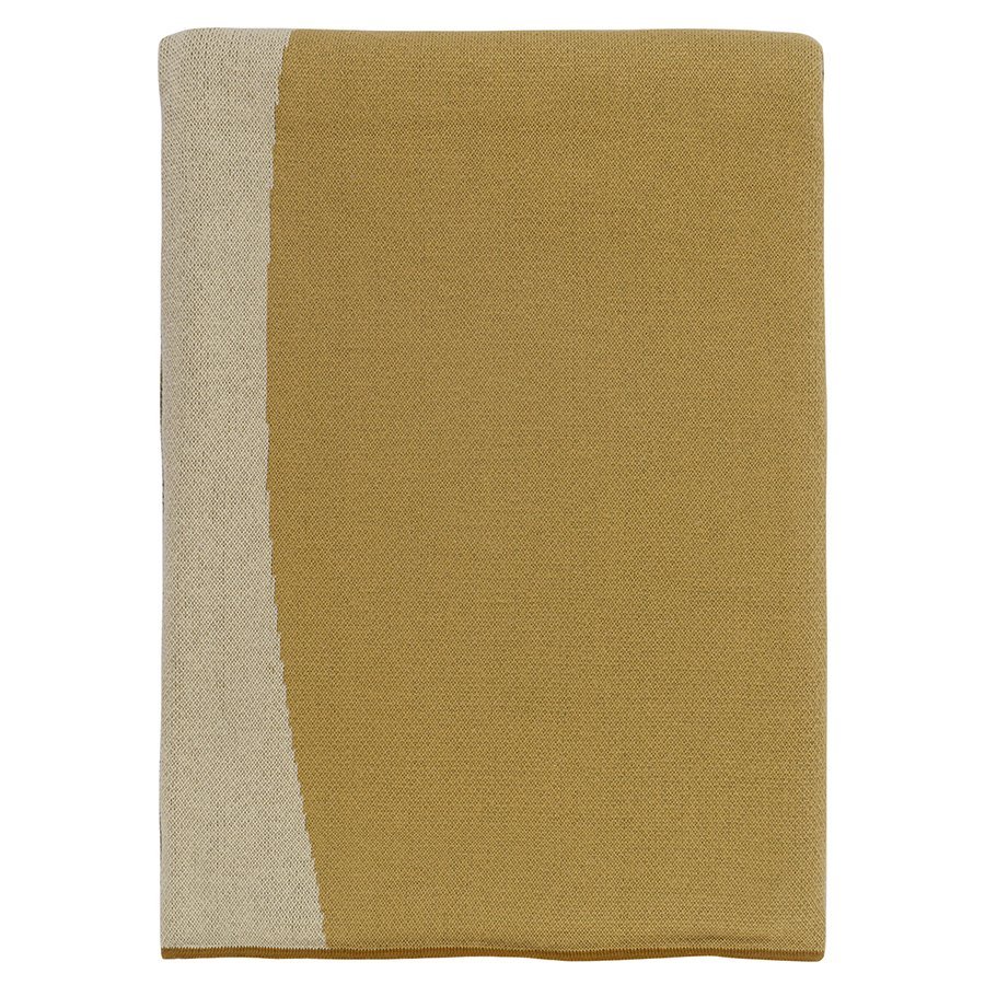 Фото Плед из хлопка с рисунком rice plantation из коллекции terra, 130х180 см (74543) - интернет-магазин МегаТерем в Москве