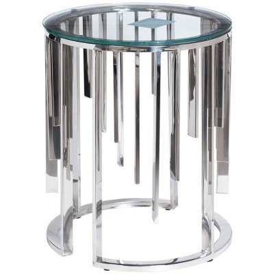 Стол журнальный стекло проз...