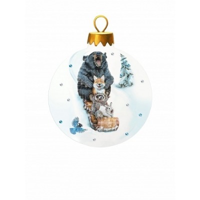 Новогодний шар Веселье звер...