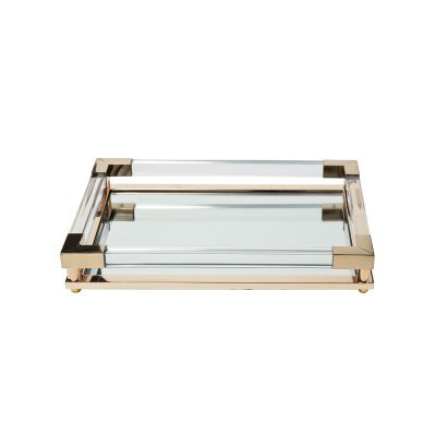 Поднос декоративный зеркаль...