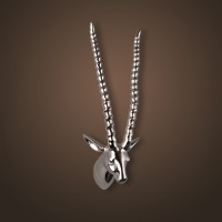 Голова антилопы 4074, металл, chrom, ROOMERS FURNITURE