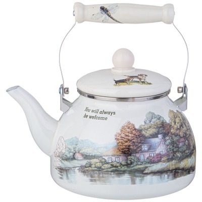 Чайник agness эмалированный...