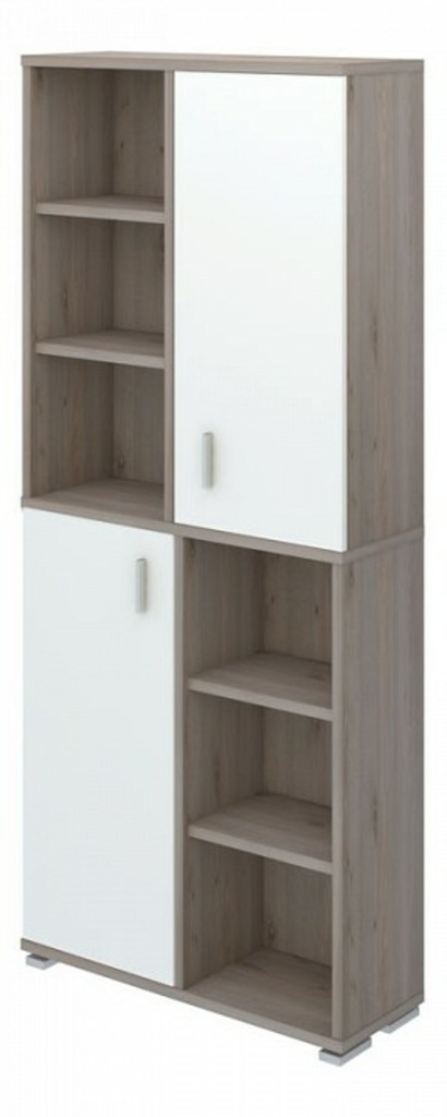 Фото Стеллаж комбинированный Домино нельсон ПУ-30-2 MER_PU-30-2_NBE - интернет-магазин МегаТерем в Москве