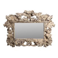 Зеркало PR45417, Массив манго, beige, ROOMERS FURNITURE Зеркало PR45417, Массив манго, beige, ROOMERS FURNITURE