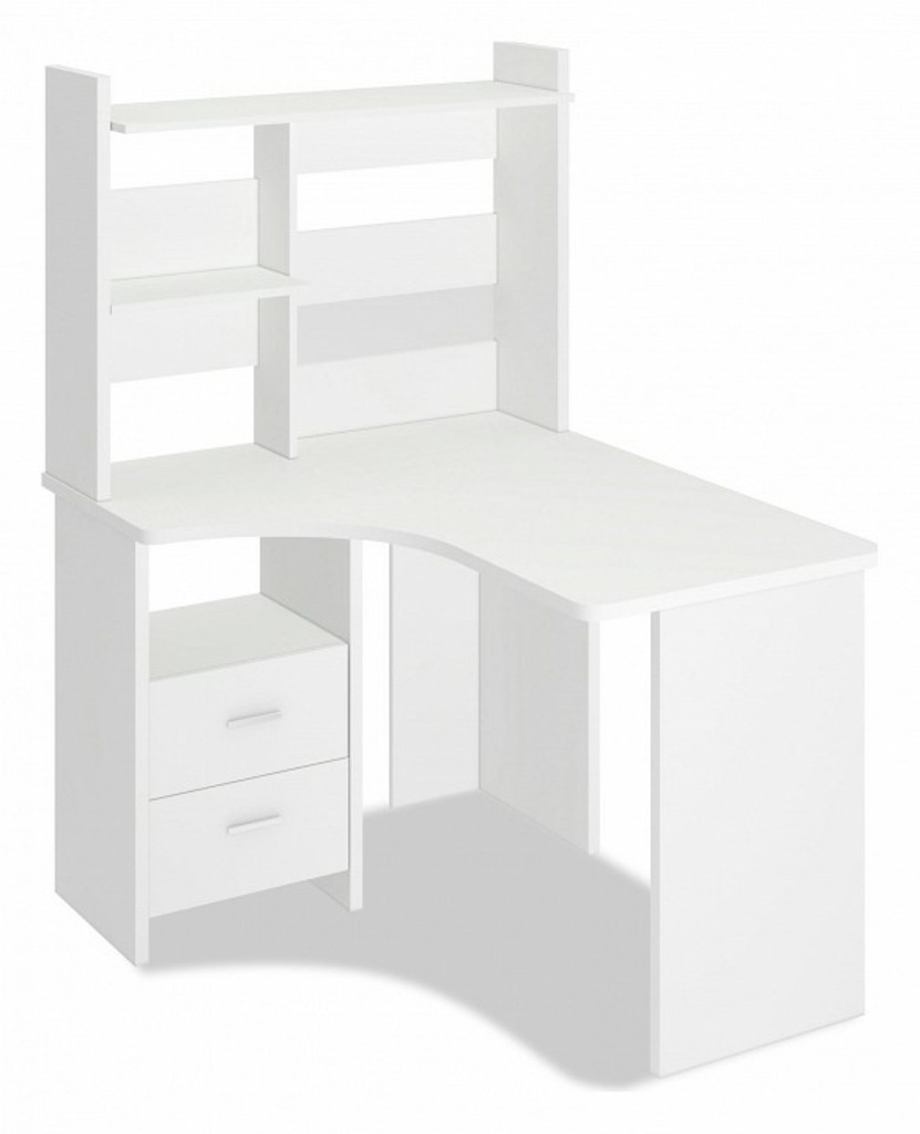 Фото Стол компьютерный Домино Лайт СКЛ-Угл120+НКЛ-100 MER_SKL-Ugl120_NKL-100_BE_LEV - интернет-магазин МегаТерем в Москве