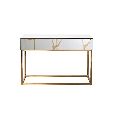 Консоль зеркальная c золоты...