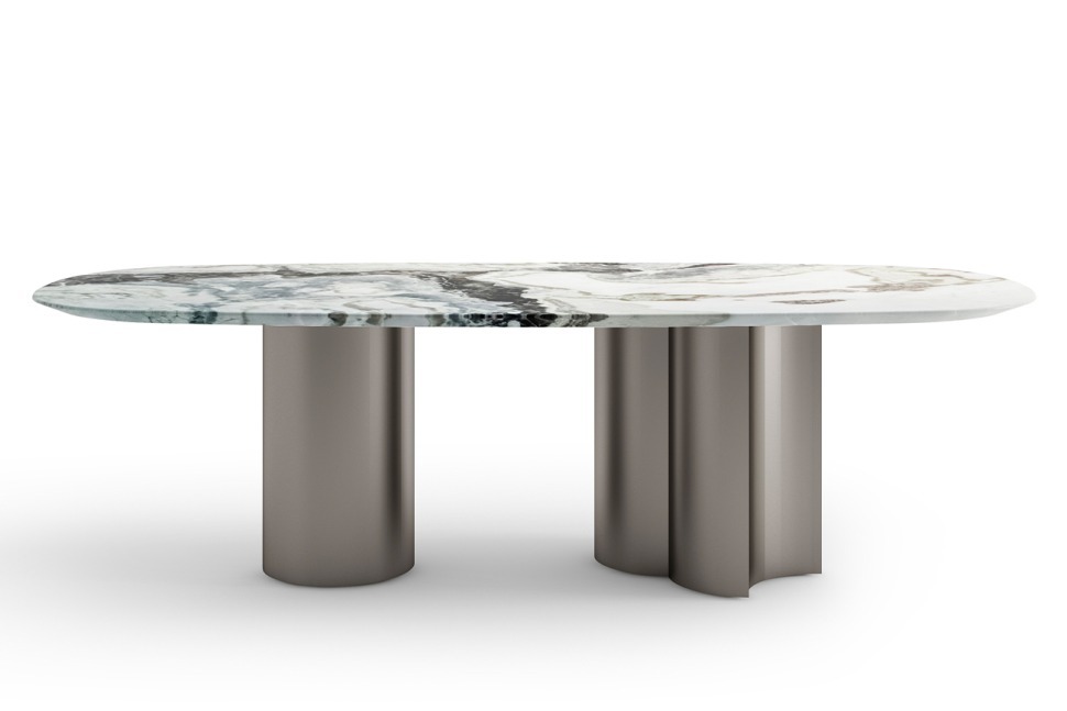 Фото Стол обеденный, мрамор Picasso 280*120*77см (TT-00013065) - интернет-магазин МегаТерем в Москве