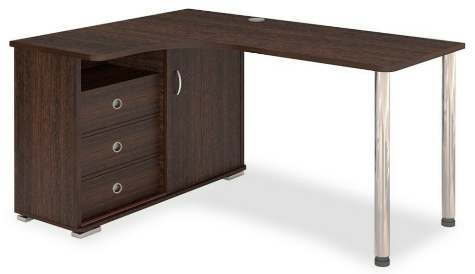 Фото Стол письменный Домино СР-145СМ MER_SR-145SM_V-LEV - интернет-магазин МегаТерем в Москве