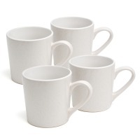 Набор кружек  bronco "choice white" 400 мл =4 шт (191-361-1) 