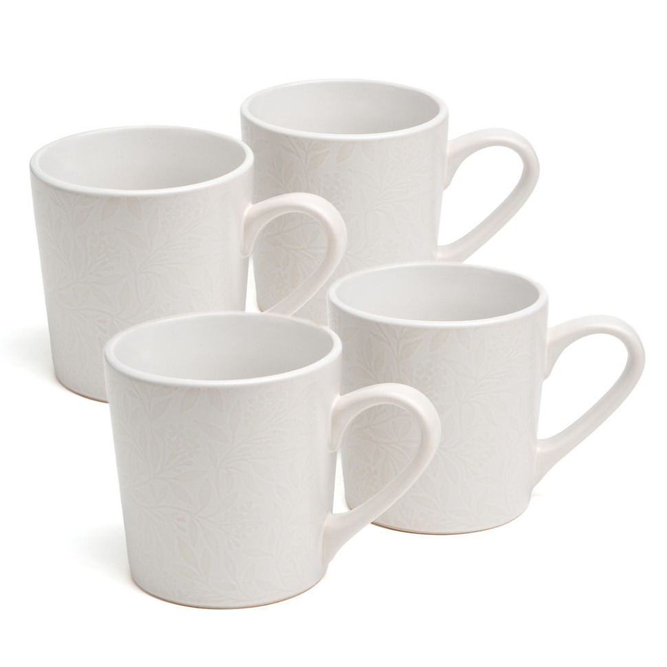 Фото Набор кружек  bronco choice white 400 мл =4 шт (191-361-1)  - интернет-магазин МегаТерем в Москве