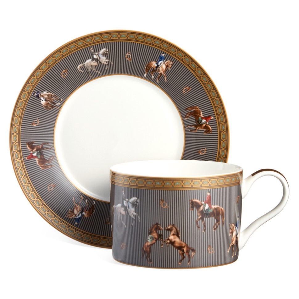 Фото Чайная пара lefard horse club 300 мл (590-717)  - интернет-магазин МегаТерем в Москве