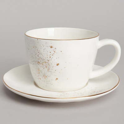 Чайная пара bronco "gold" 350 мл (263-1360) 