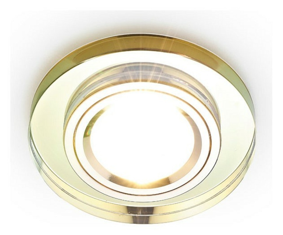 Фото Встраиваемый светильник Ambrella Light Classic 8060 8060 GOLD AMBR_8060_GOLD - интернет-магазин МегаТерем в Москве