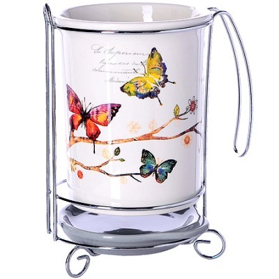 Подставка для столовых приборов Бабочки в саду LORAINE (60132)