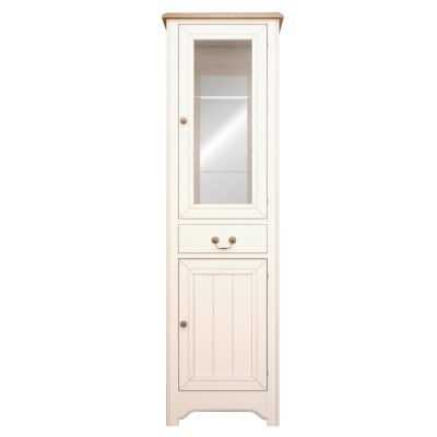 Узкий шкаф-витрина Olivia в...