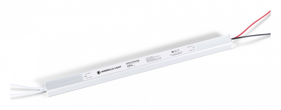 Фото Блок питания с проводом Ambrella Light LED Driver GS8604 AMBR_GS8604 - интернет-магазин МегаТерем в Москве