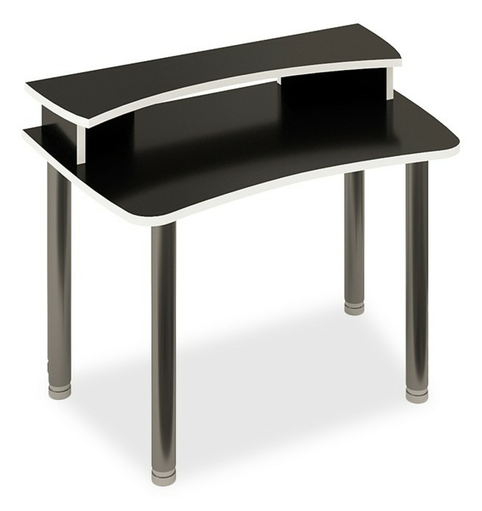 Фото Стол компьютерный Домино Lite СКЛ-Софт120МО+НКИЛ120 MER_SKL-Soft120MO-NKIL120-CHBE - интернет-магазин МегаТерем в Москве