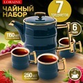 Чайный сервиз на 6 персон с чайником заварочным LORAINE (12186)