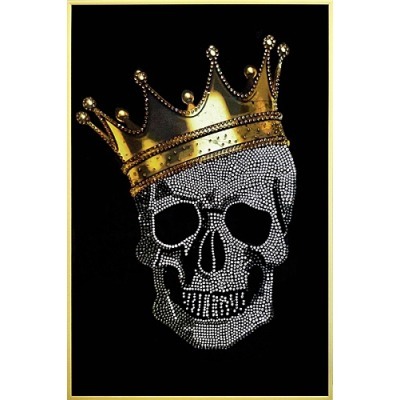 Череп с короной с кристалла...