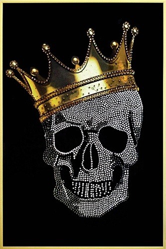Фото Череп с короной с кристаллами Swarovski (2406) - интернет-магазин МегаТерем в Москве