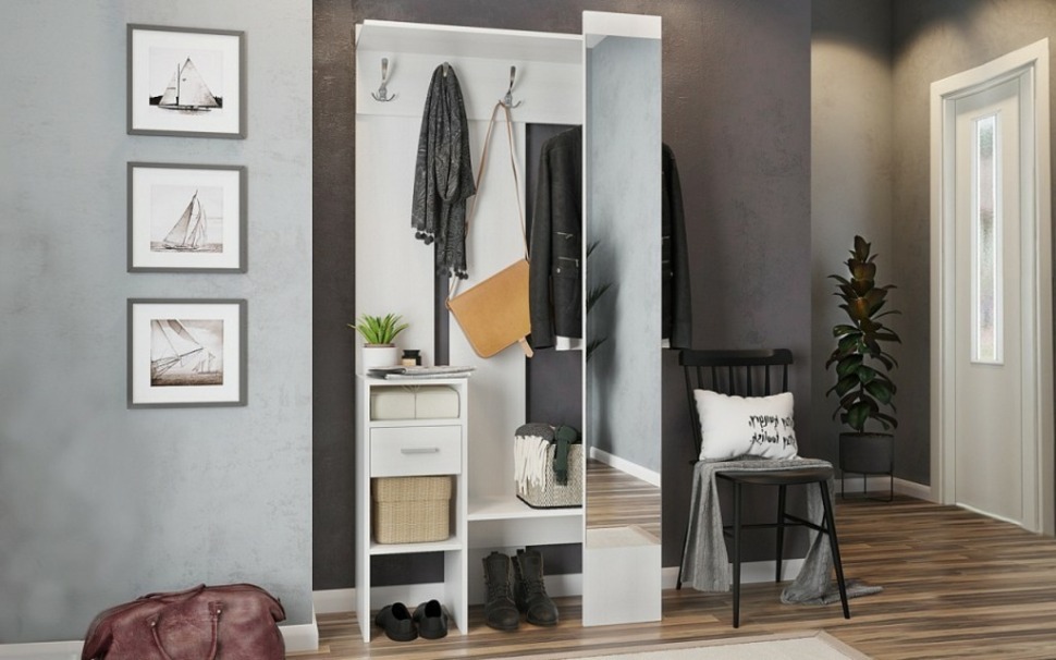 Фото Стенка для прихожей Агата MBS_PR-0027_1747 - интернет-магазин МегаТерем в Москве