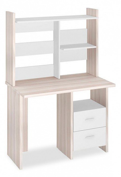 Фото Стол компьютерный Домино Lite СКЛ-Прям100+НКЛ-100 КБЕ MER_SKL-Pryam100_NKL-100_KBE - интернет-магазин МегаТерем в Москве