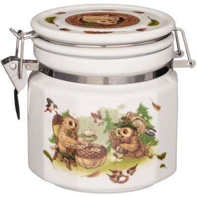 Банка с крышкой lefard "совы" 11*10 см 500 мл (86-2459) 