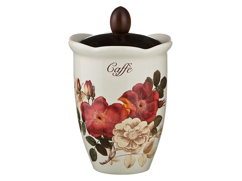 Фото Банка для сыпучих продуктов подарки высота=20 см.диаметр=13 см. Nuova Cer (D-612-297)  - интернет-магазин МегаТерем в Москве