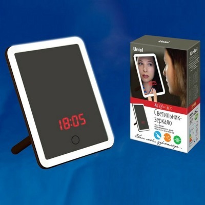 Зеркало настольное с подсве...