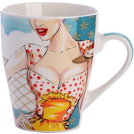 Фото Кружка 340 мл Lady LORAINE (9-31229-4) - интернет-магазин МегаТерем в Москве