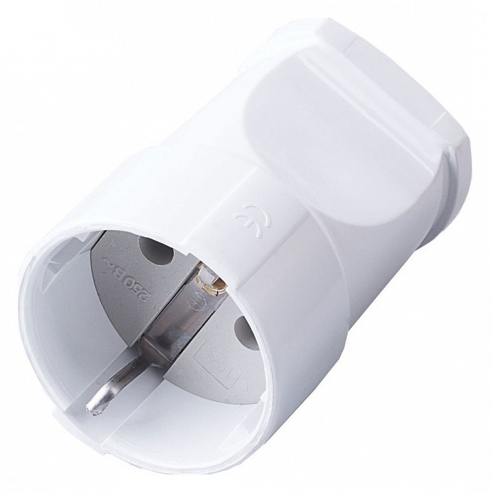 Фото Розетка переносная разборная с заземлением Stekker  32853 FE_32853 - интернет-магазин МегаТерем в Москве