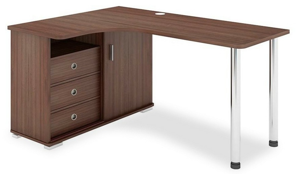 Фото Стол письменный СР-145СМ MER_SR-145SM_SH-LEV - интернет-магазин МегаТерем в Москве