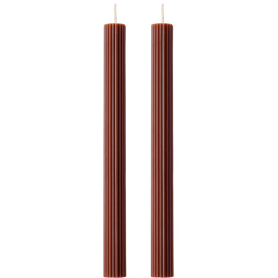 Фото Набор из двух свечей коричневого цвета из коллекции edge, 24,5 см (77660) - интернет-магазин МегаТерем в Москве