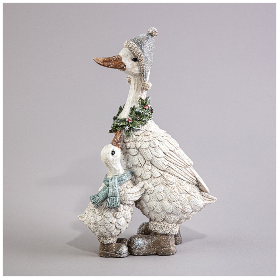 Фото Статуэтка гуси 14,5х13,5х27,5 см Lefard (121-105) - интернет-магазин МегаТерем в Москве