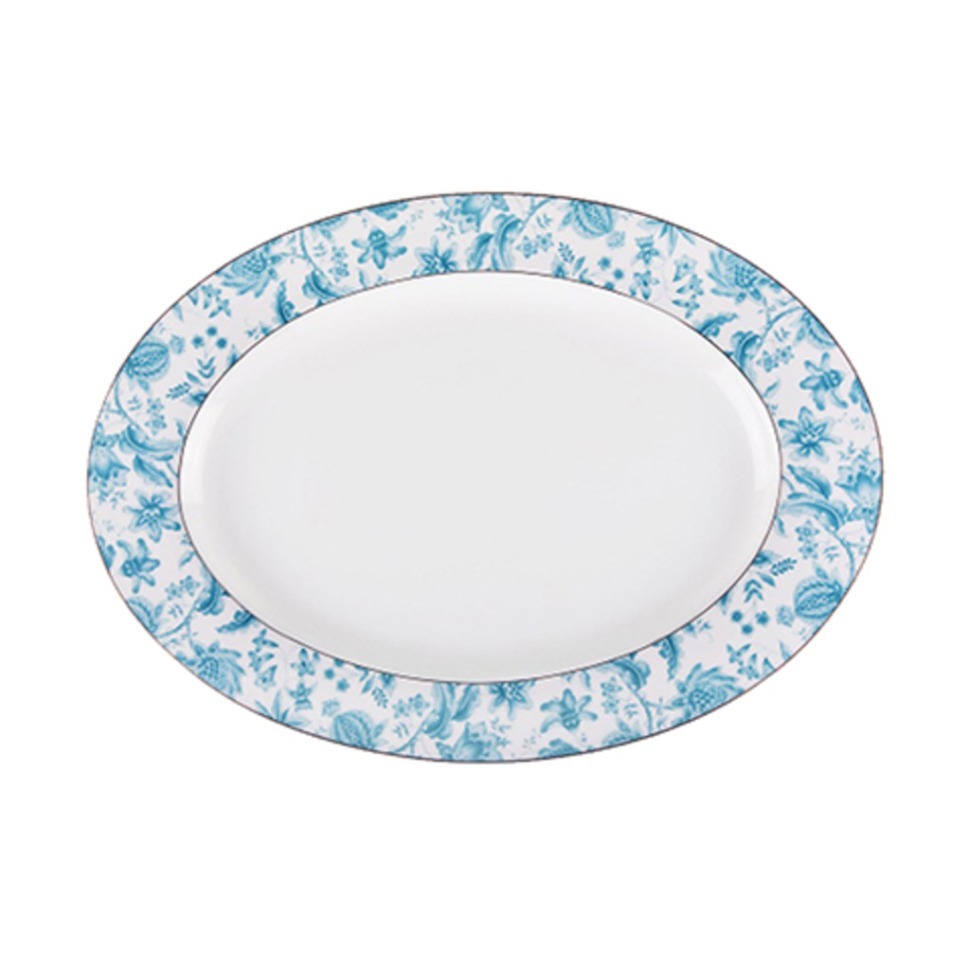 Фото Блюдо A2108560, костяной фарфор, white, blue, MIKASA - интернет-магазин МегаТерем в Москве