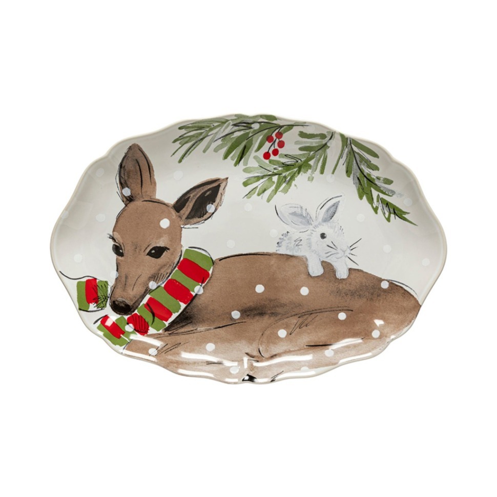 Фото Блюдо DF623-WHI-G(TA321-01216E), керамика, white, CASAFINA BY COSTA NOVA - интернет-магазин МегаТерем в Москве