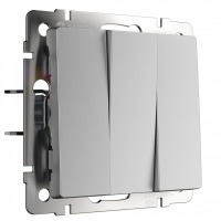 Выключатель трехклавишный без рамки Werkel  W1130006 WRK_a050876