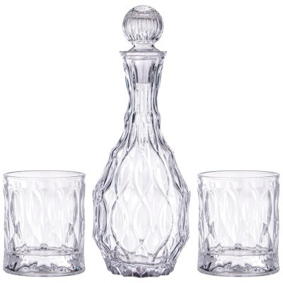 Набор штоф и 2 стакана, 12x...