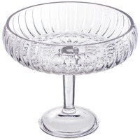 Блюдо на ножке, 24х16 см Alegre Glass (337-100)