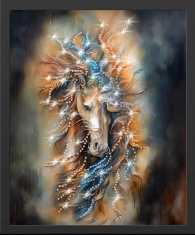 Картина Зов стихий с кристаллами Swarovski (2445) Фото Картина Зов стихий с кристаллами Swarovski (2445) - интернет-магазин МегаТерем в Москве