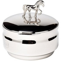 Сахарница "Лошадь (Horse)" нерж.сталь цвет хром d8*9см (TT-00006312)